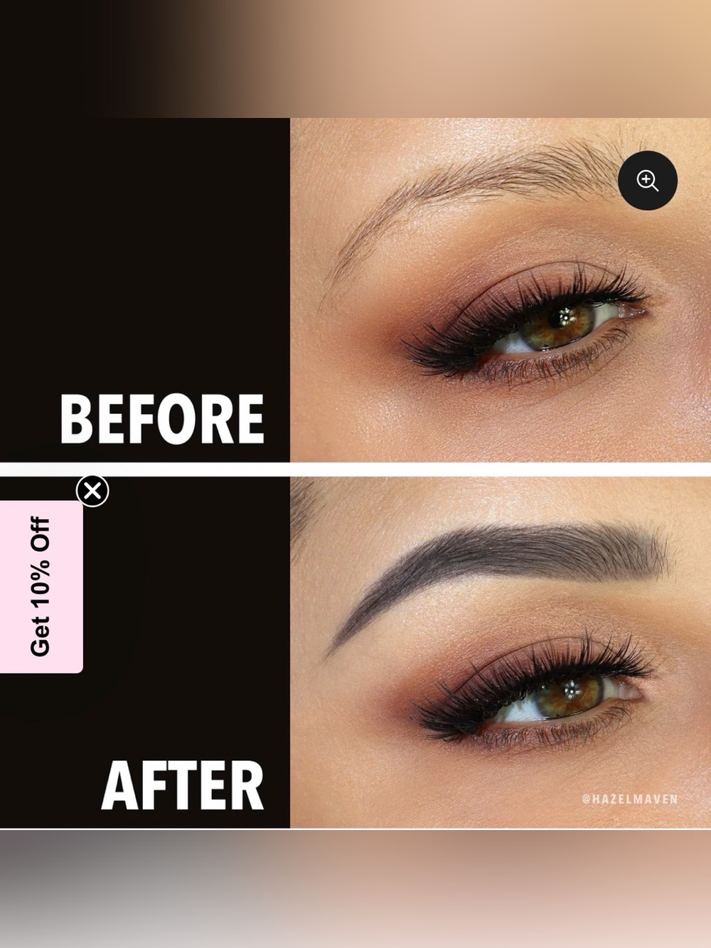 Moira waterproof ultra slim brow pencil (ebony)